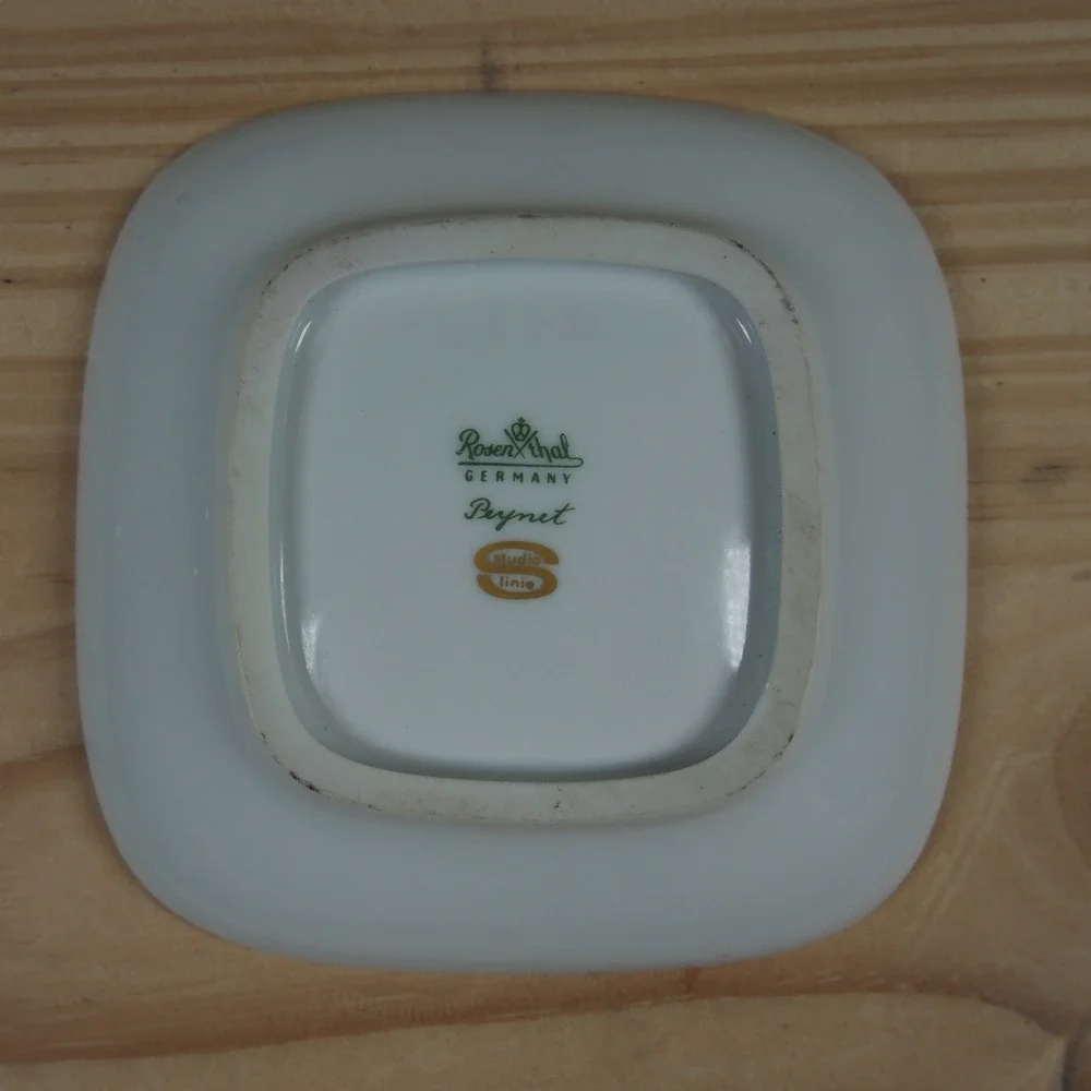 Rosenthal Raymond Peynet Les Amoureux Lovers 1960's 2 Vintage Trinket Dish Plate